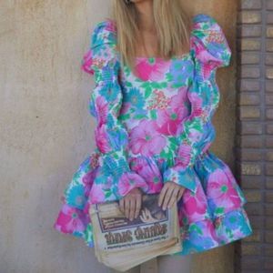 Selkie ‘Electric Ladies’ Sugar Sugar Beverly Hills Dress 1X NWT